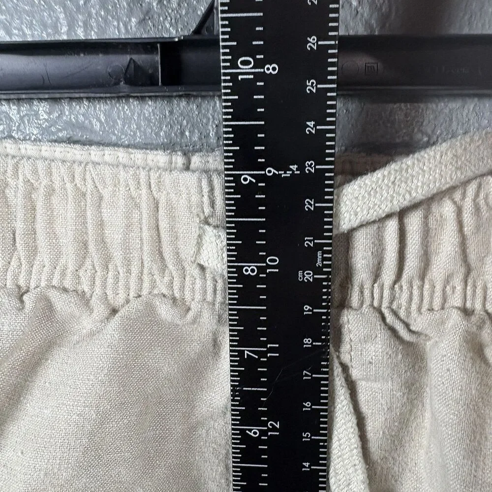 Old Navy Shorts Kids Small Linen Blend Pull On Casual Beach Summer
